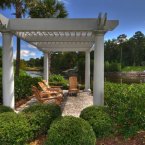 Outdoor Seating Area by the Intracoastal Waterway